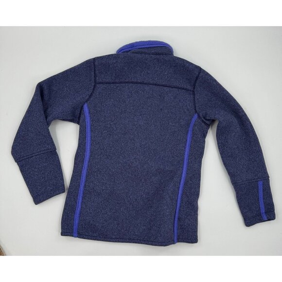 The North Face Girls Banderitas Full-Zip Fleece Jacket Large (14/16) Purple - Picture 9 of 13